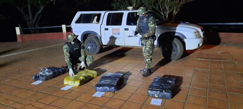 Santa Ana: secuestraron marihuana valuada en más de 10 millones de pesos