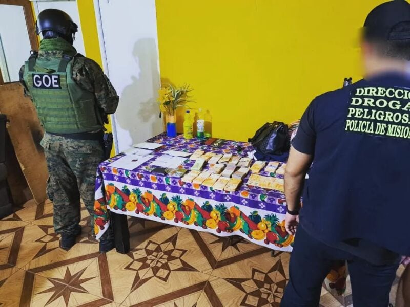 Desbarataron kioscos narcos en los barrios Malvinas y Villa Bloset de Posadas