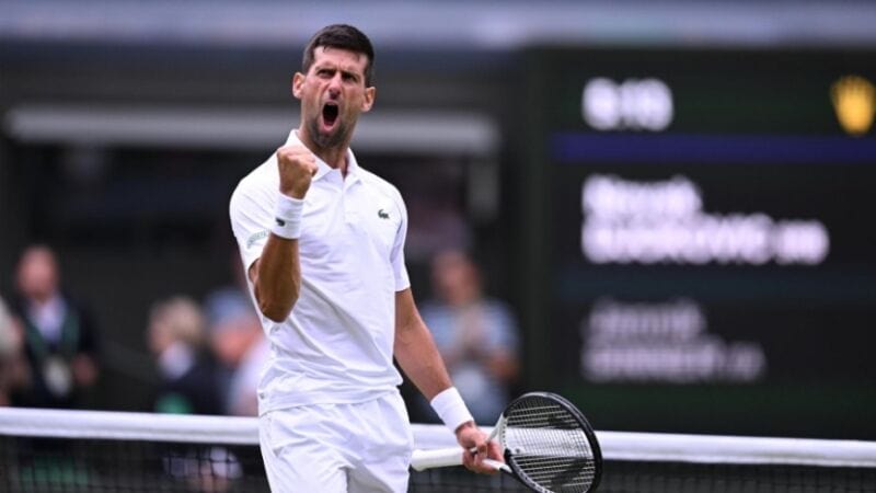 Djokovic superó a Cameron Norrie y se metió en la final de Wimbledon