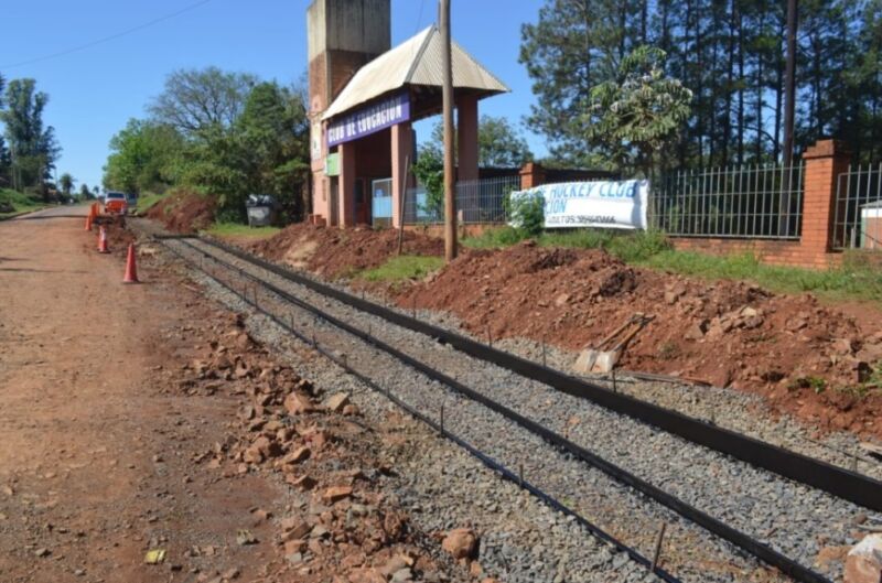 Avanzan las obras hidraulicas en 1 - 1