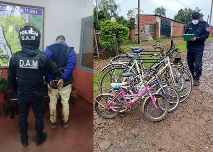 Detuvieron a joven por robar