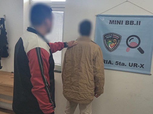 Detuvieron a un hombre