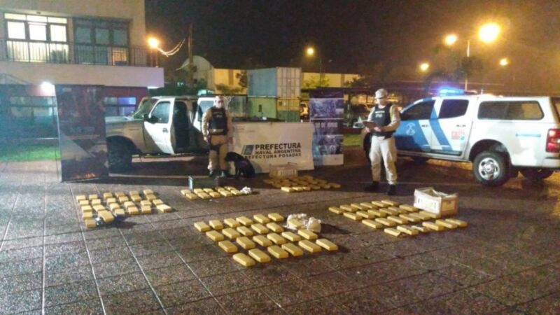 Golpe al narcotráfico en Posadas