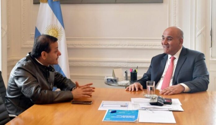 Herrera Ahuad se reunió con Manzur en Buenos Aires