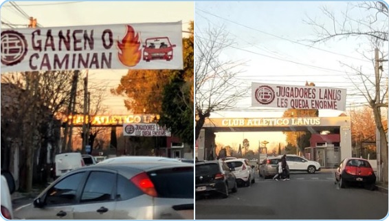 Hinchas de Lanús amenazaron