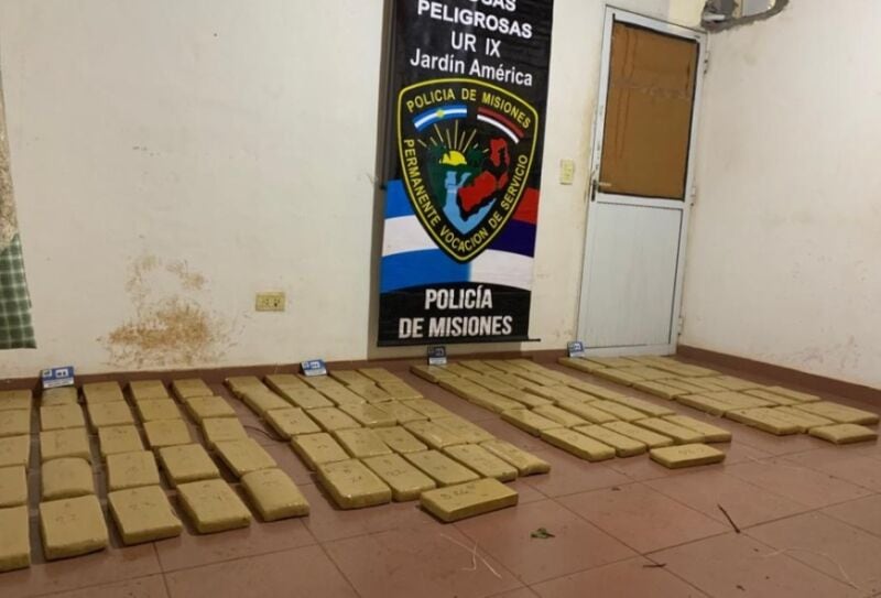 Incautaron más de 100 kilos