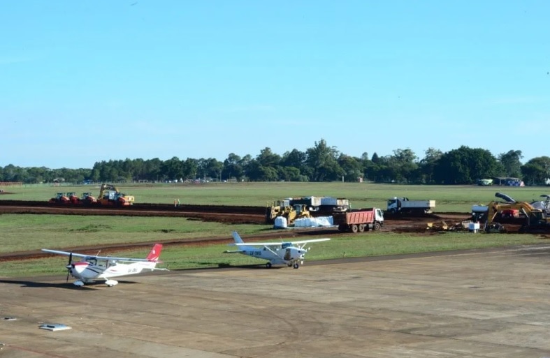 Obras en el aeropuerto de Posadas
