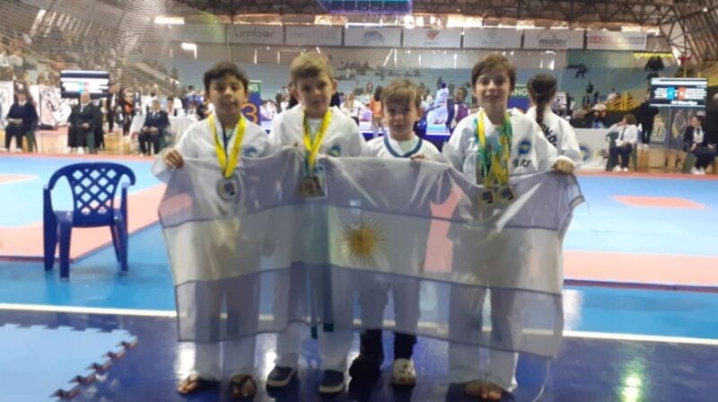 Posadas hizo podio en el Sudamericano de Taekwondo en Foz de Iguazú