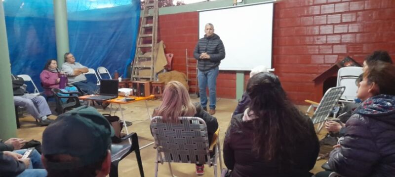 Realizaron un taller sobre Derechos y Garantías Constitucionales en la parcela 32-33