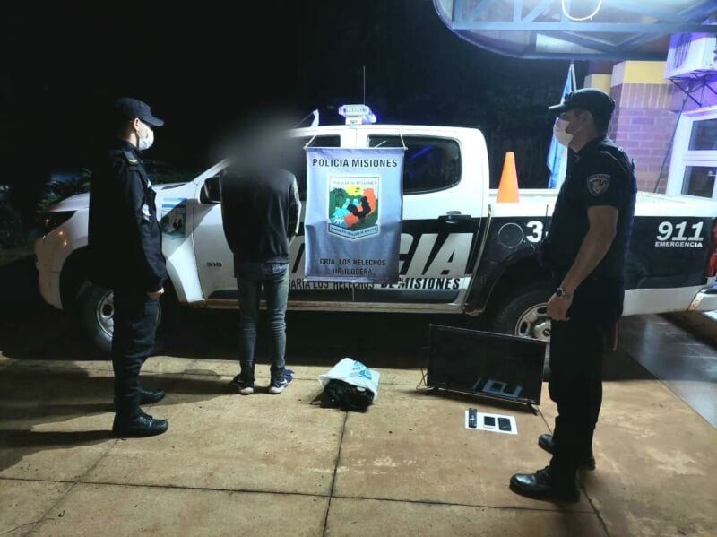 Recuperaron elementos robados y demoraron a los autores del hecho en Oberá