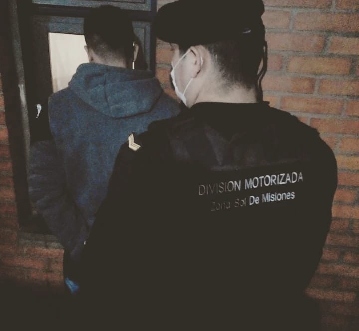 Terminó preso por amenazar