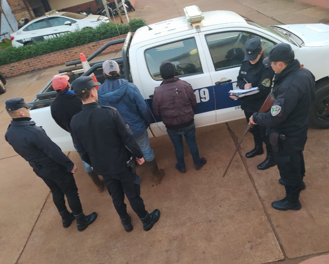 Tres detenidos tras el