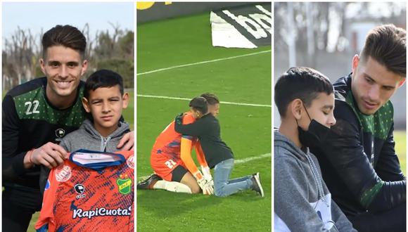 Unsain recibió al niño