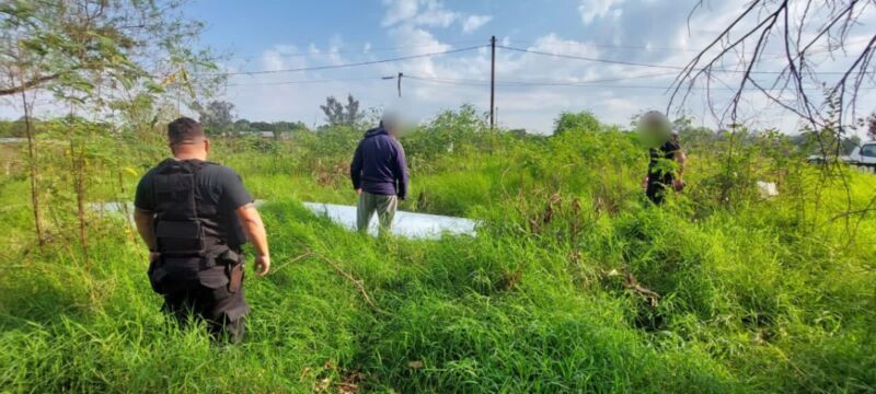 materiales de construcción robados