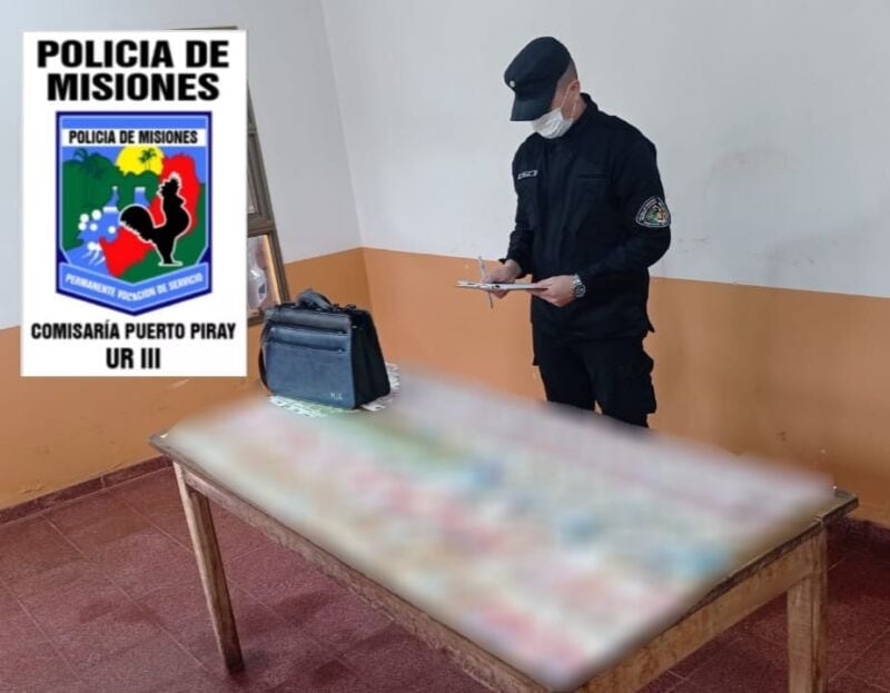 Puerto Piray: recuperaron un portafolio robado con más de 15 mil pesos