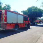 Bomberos sofocaron un incendio en 1 - 1