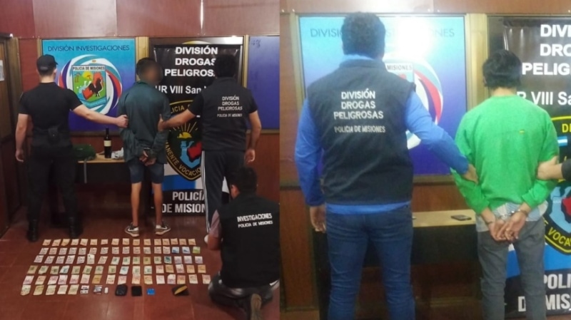 Capturaron a dos jóvenes que a mano armada robaron en un comercio de San Vicente