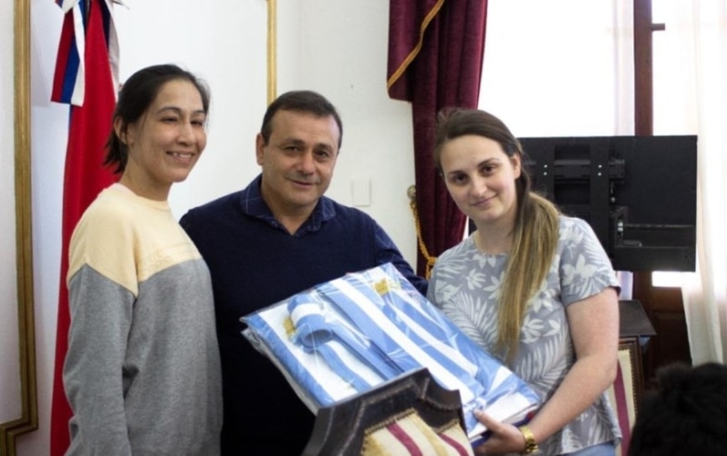 Delegación de estudiantes de San