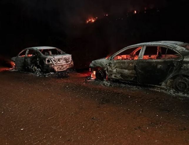 Grupo tipo comando destruyó un banco con explosivos durante un asalto en Paraguay 1 2 - Grupo tipo comando destruyo 2 - 1