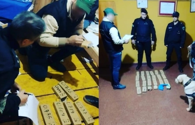 Hallaron cocaína y marihuana en
