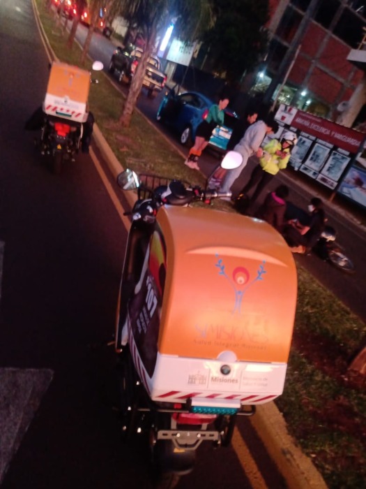 Las motoambulancias de Salud Pública debutaron en un siniestro vial 2 4 - Las motoambulancias de Salud Publica 2 - 3