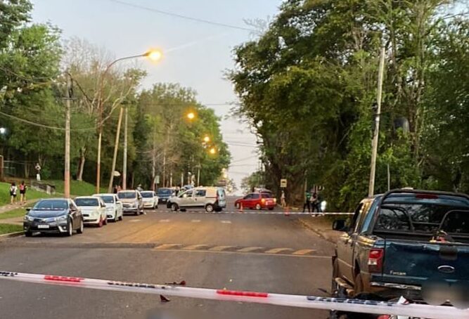 Motociclista falleció al chocar