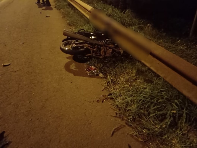 Motociclista perdió la vida