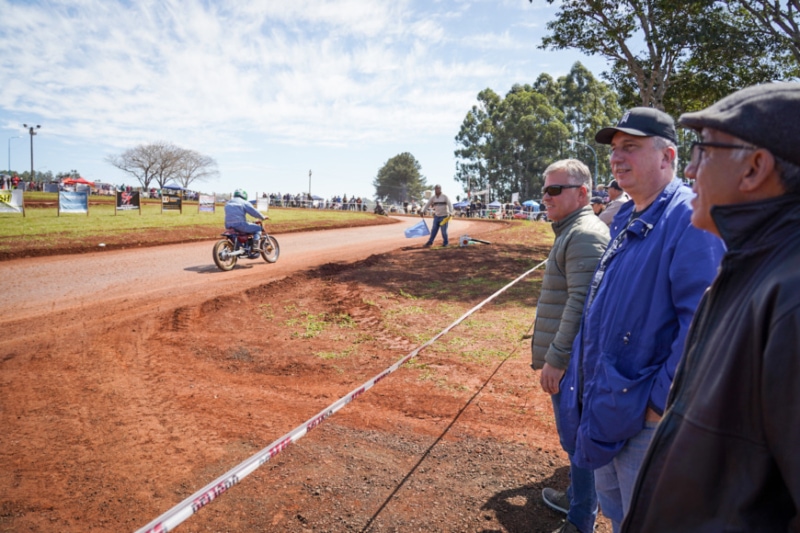 Passalacqua en la inauguración del circuito municipal Carlos Albisser en Puerto Rico