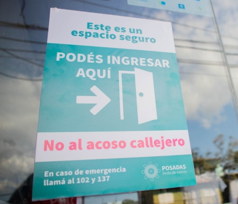 Prevención del acoso callejero en Posadas