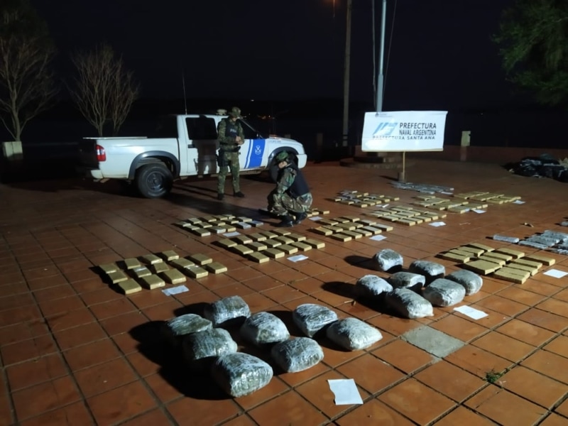 Secuestraron cargamentos de marihuana valuados