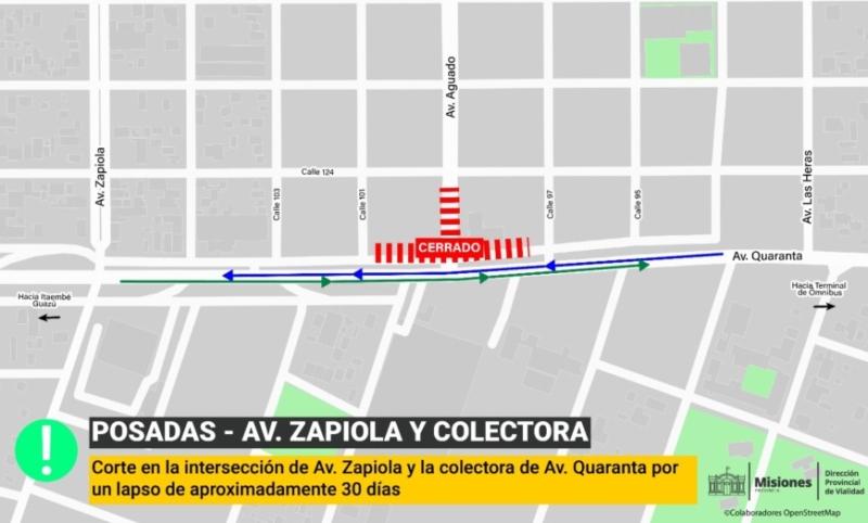 Travesía Urbana: restringen el tránsito por avenida Aguado en su intersección con Quaranta 2 4 - Travesia Urbana 3 - 3