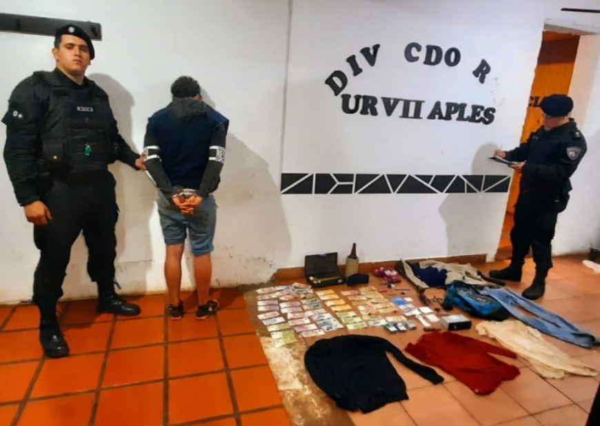 Atraparon a un delincuente involucrado