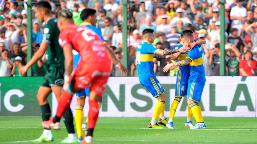 Boca superó a Sarmiento y es más puntero que nunca