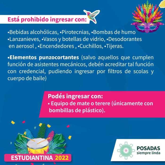 Este viernes comienza la Estudiantina 2022 en Posadas 2 4 - Estudiantina 2022 1 - 3