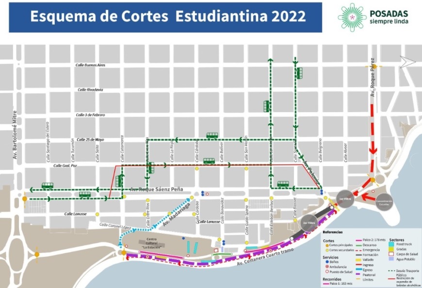 Hoy se realiza la tercera noche de la Estudiantina 2022 en Posadas: conocé el cronograma 2 4 - Hoy se realiza la tercera 2 - 3