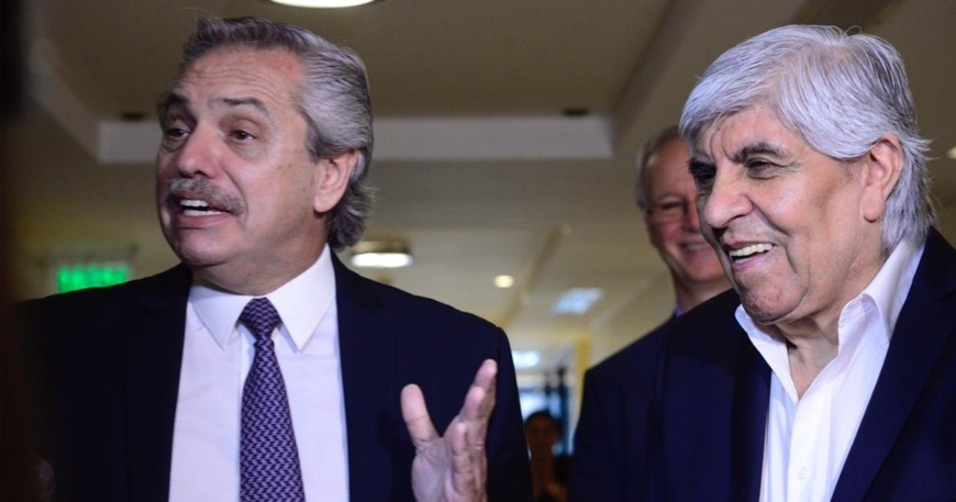 Hugo Moyano manifestó su apoyo a la reelección de Alberto Fernández