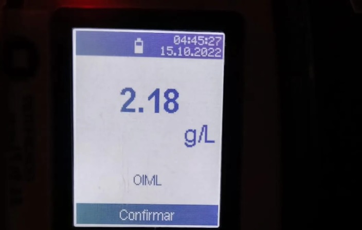 Interceptaron a un motociclista con 2.18 de alcohol en sangre en Alem