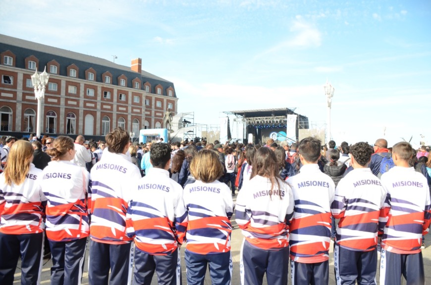 Misiones le puso color al inicio de los Juegos Nacionales Evita en Mar del Plata