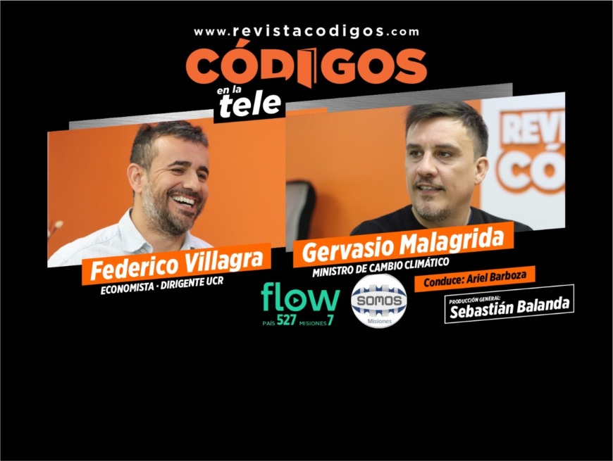 Malagrida y Villagra pasaron anoche por Códigos en la Tele