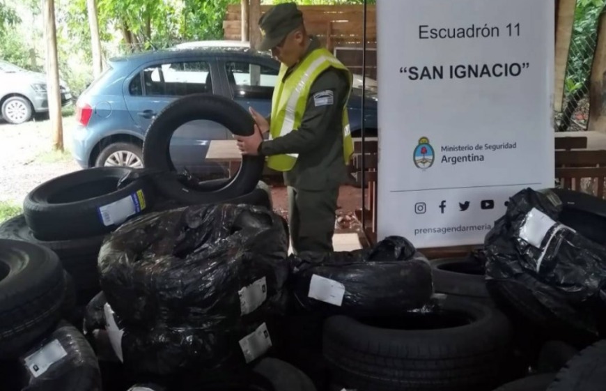 Misiones gendarmes incautaron más de