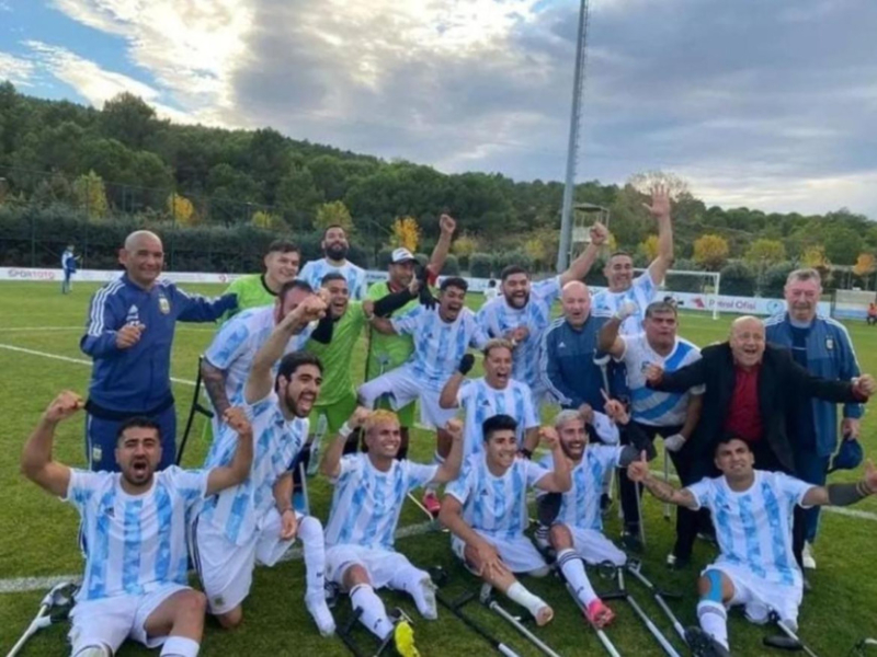 Mundial de fútbol para amputados: Argentina venció a Inglaterra