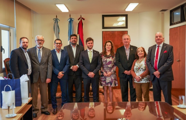 Passalacqua y Venchiarutti recibieron al