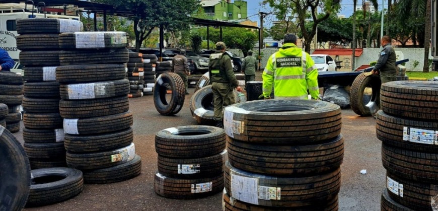 neumáticos secuentrados