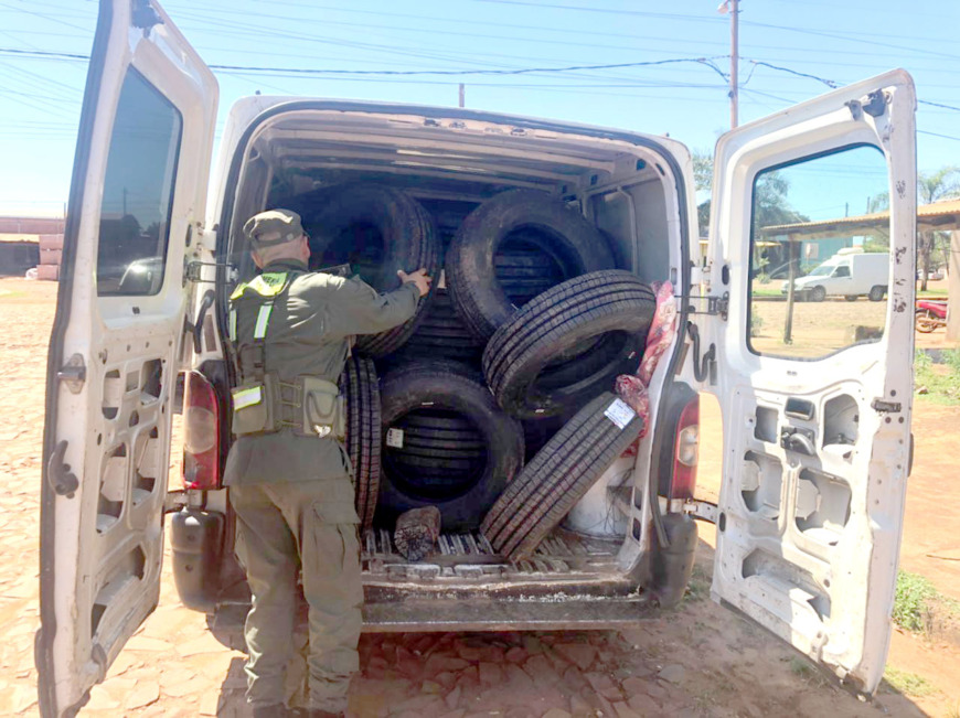 Iguazú: secuestraron neumáticos sin aval aduanero valuados en casi 800 mil pesos