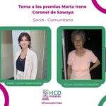 Se conocieron los nombres de las ternadas a los premios “Marta Irene Coronel de Sawaya”