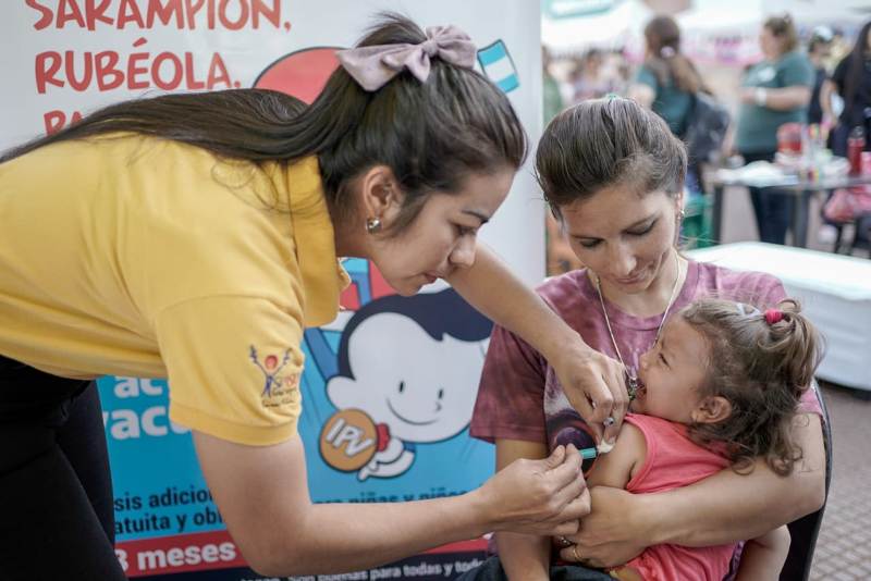 Vacunación contra el sarampión, rubéola, papera y poliomielitis: Misiones lleva casi 15 mil dosis aplicadas