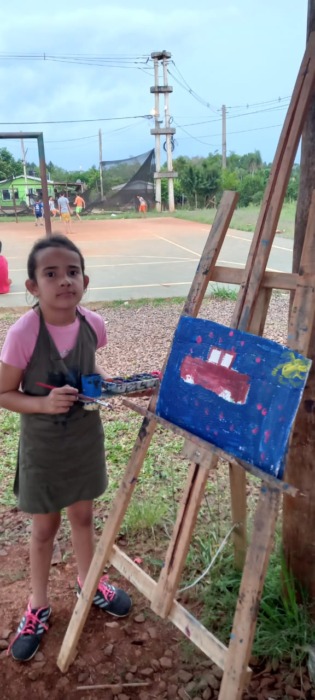 El Soberbio: taller itinerante de arte y revinculación escolar recorre barrios de la localidad 3 6 - 5 3 - 5