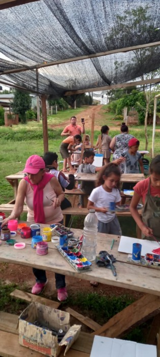 El Soberbio: taller itinerante de arte y revinculación escolar recorre barrios de la localidad 2 4 - 5 4 - 3