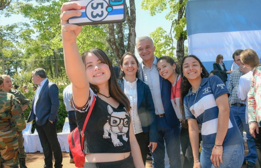 Arce acompañó las celebraciones por