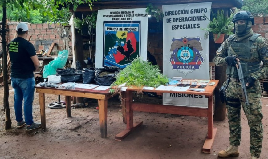 Desbarataron un narcokiosco en Candelaria